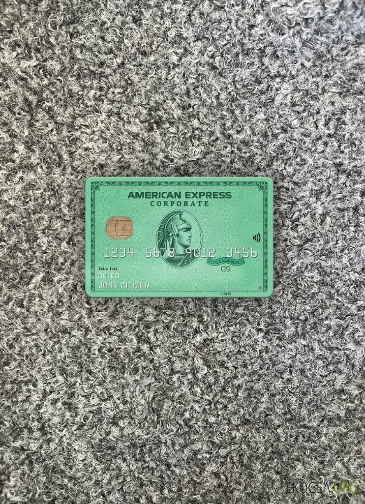 USA Nebraska Five Points Bank AMEX carte verte avant photolook